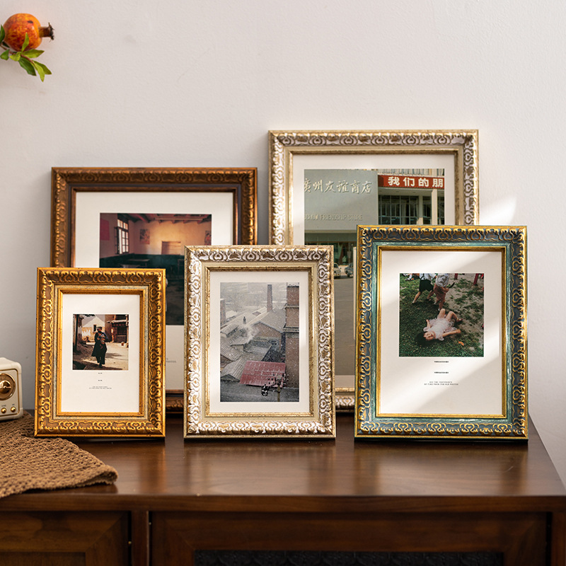 Resin Art Photo Frame - กรอบรูปติดผนัง ขนาด 5-10 นิ้ว แนวนอน กรอบเรซิ่นตั้งโต๊ะ