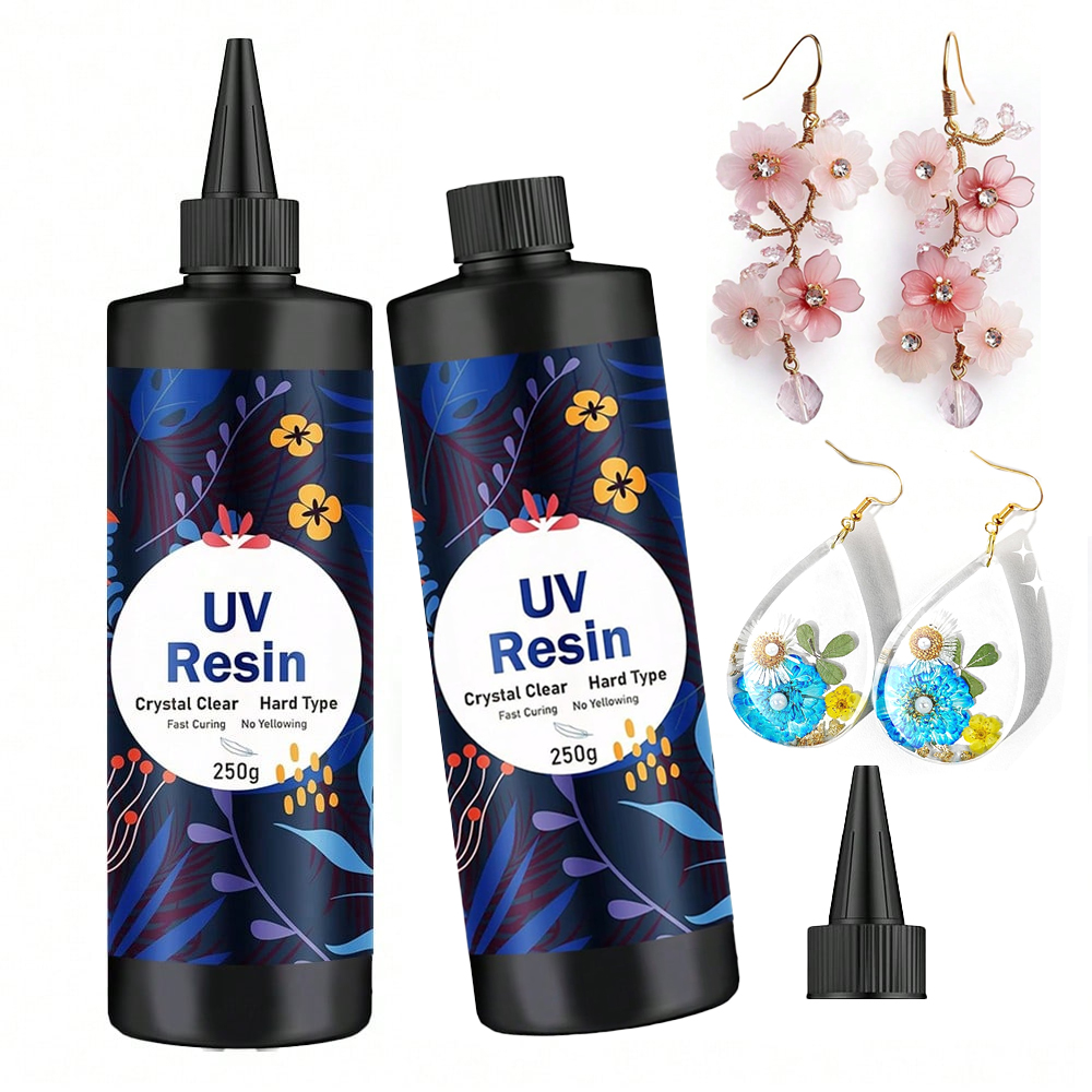 Resin Art Uv - กาวเรซินใสชนิดแข็ง 250 กรัม/500 กรัม ชนิด UV