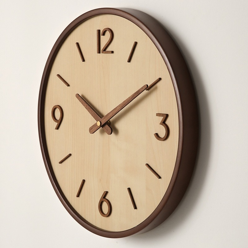Resin Art Clock - โมเดิร์นไม้ Silent Art Wall นาฬิกาไม้เรียบง่ายห้องนอนนาฬิกาหรูหรามัลติฟังก์ชั่น Entrance