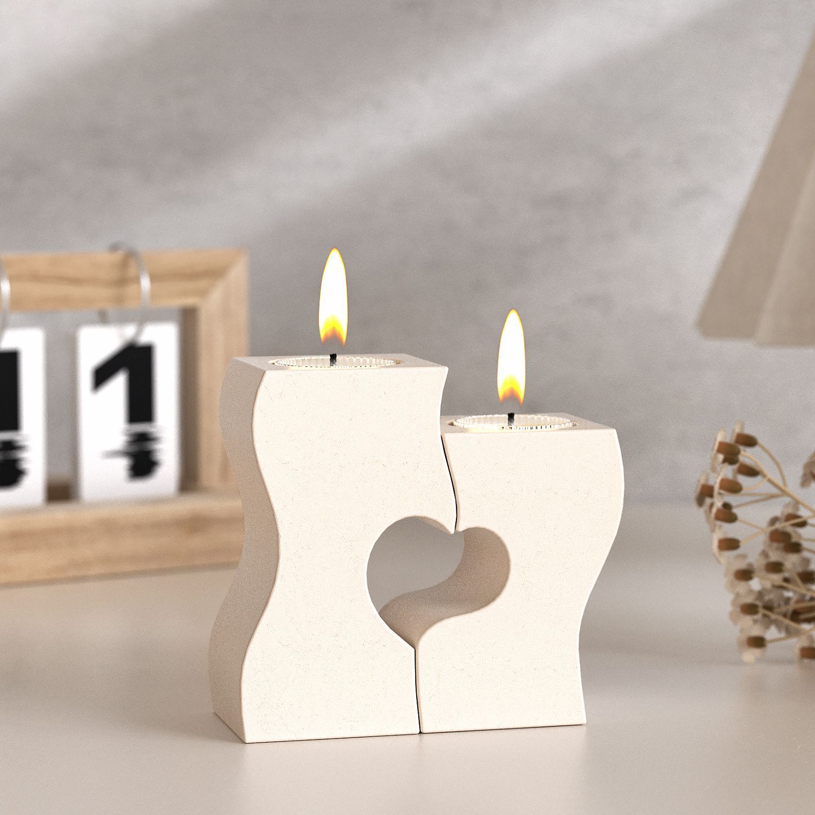 Resin Art Uv - S หัวใจแท่งเทียนแม่พิมพ์ซิลิโคน DIY เทียนยิปซั่มปูนปลาสเตอร์แม่พิมพ์ซีเมนต์หัตถกรรมงานแต่งงานของขวัญเทเรซิน UV ทําเครื่องมือ