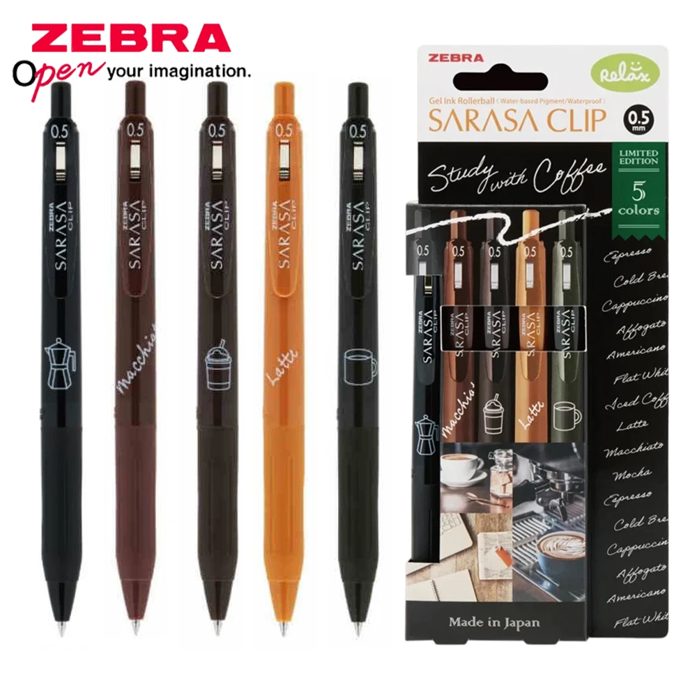 Pentel Pen Energel - 3/5pcs ใหม่ญี่ปุ่น ZEBRA ชุดปากกาเจล Retro สี