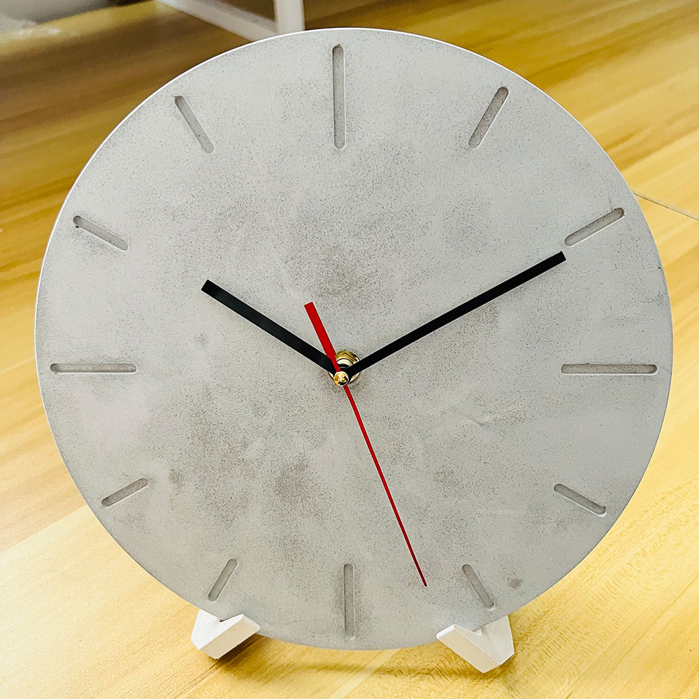 Resin Art Clock - นาฬิกาขาตั้งแม่พิมพ์ DIY โทรศัพท์มือถือแท็บเล็ตพีซีสนับสนุนซีเมนต์อีพ็อกซี่เรซินแม่พิมพ์ซิลิโคนผู้ถือบัตรธุรกิจ