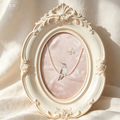 Resin Art Photo Frame - กรอบรูปติดผนังสไตล์วินเทจฝรั่งเศส ภาพวาดศิลปะตกแต่ง ห้องนั่งเล่น ห้องนอน ทางเข้า โซฟา