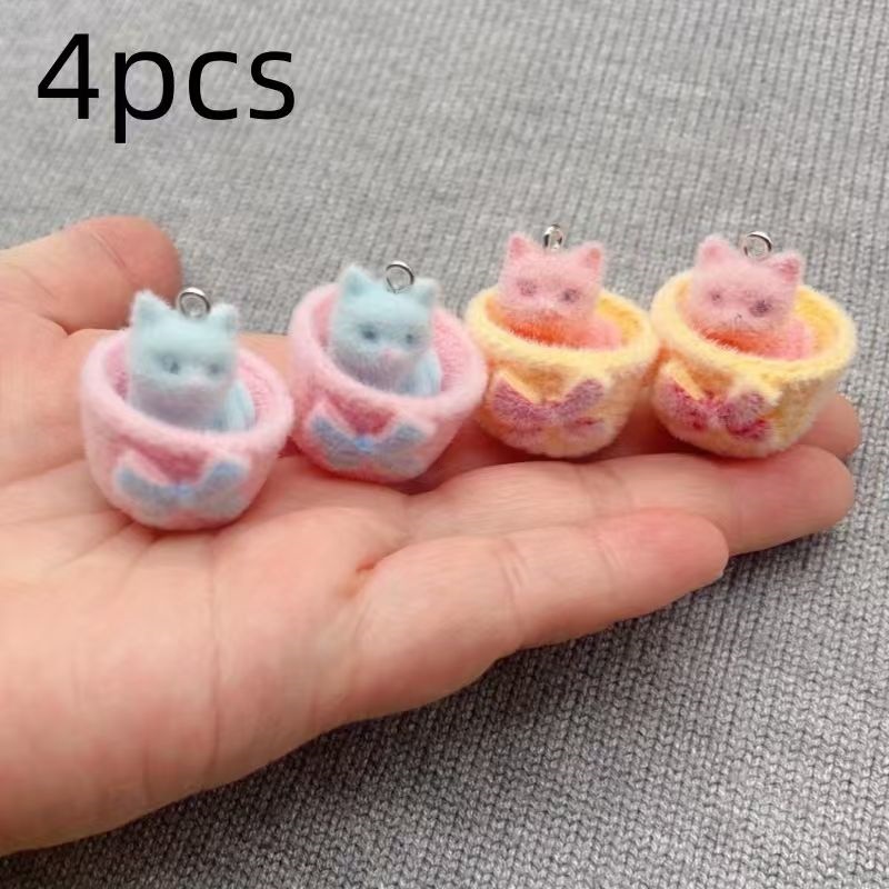 จี้แมวเรซิน 3D แบบนุ่ม 4 ชิ้น  - Resin Art Jewelry Kit บทวิจารณ์และราคา