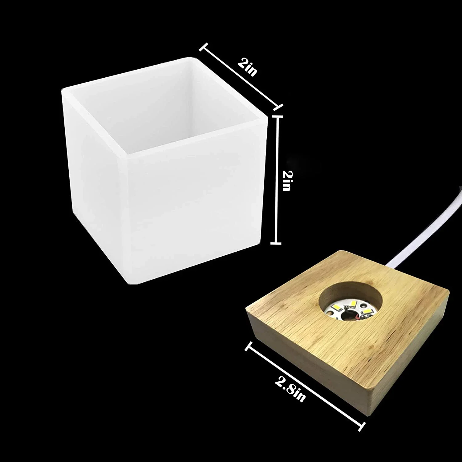แม่พิมพ์เรซินแสงสี่เหลี่ยม, แม - Resin Art Stand บทวิจารณ์และราคา