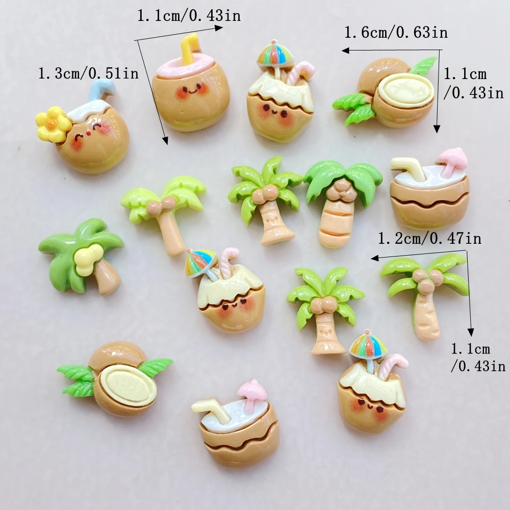 20 ชิ้นน่ารักการ์ตูนเครื่องดื่ - Resin Art And Design บทวิจารณ์และราคา