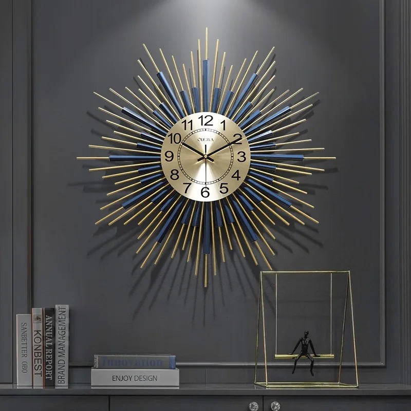 นาฬิกาแขวนผนังหรูหราทันสมัย สำ - Resin Art Clock บทวิจารณ์และราคา