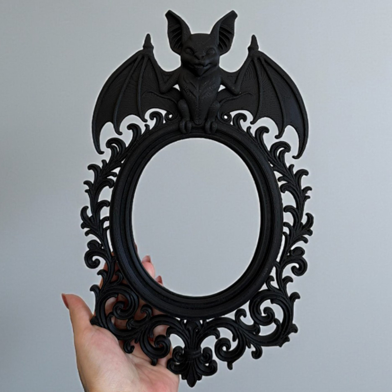 กรอบรูปวินเทจลายอีกาและค้างคาว - Resin Art Photo Frame บทวิจารณ์และราคา