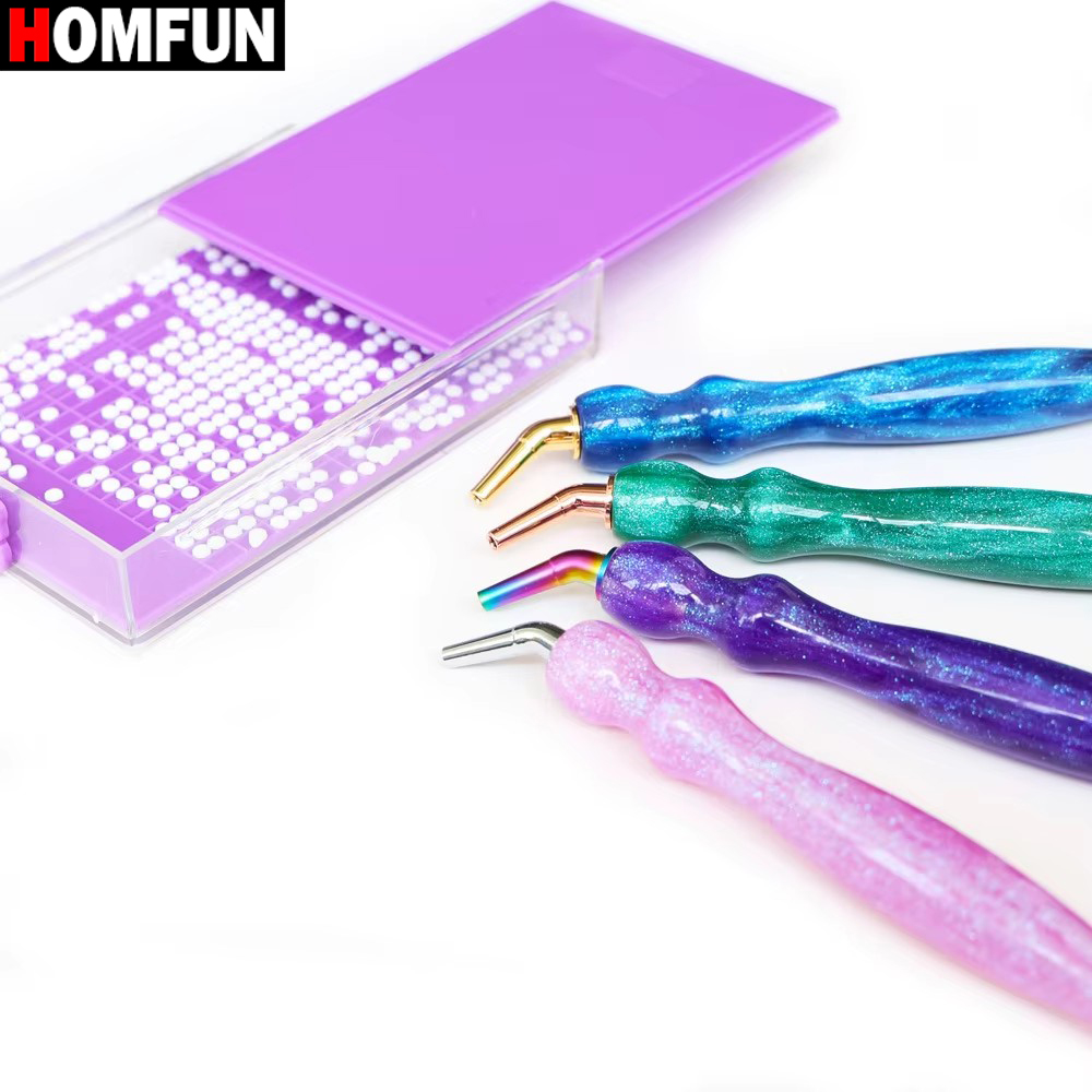 Homfun set pulpen จิตรกรรมติดเ - Resin Art Purple บทวิจารณ์และราคา