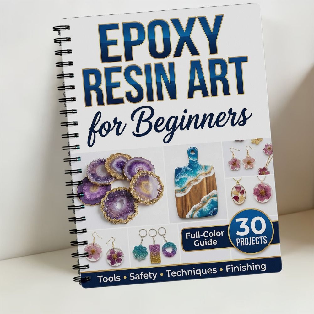 คู่มือศิลปะเรซินอีพ็อกซี่แบบที - Resin Art Book บทวิจารณ์และราคา