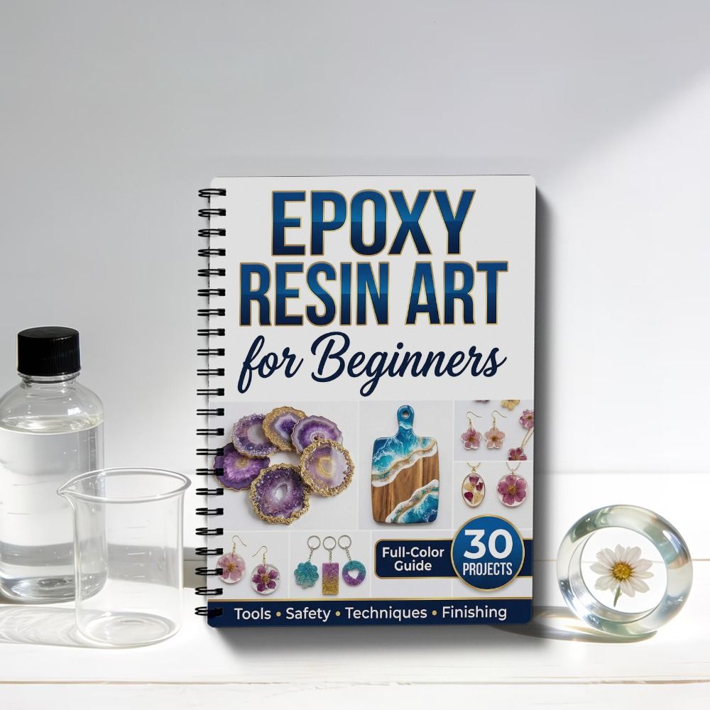 คู่มือศิลปะเรซินอีพ็อกซี่แบบที - Resin Art Book บทวิจารณ์และราคา