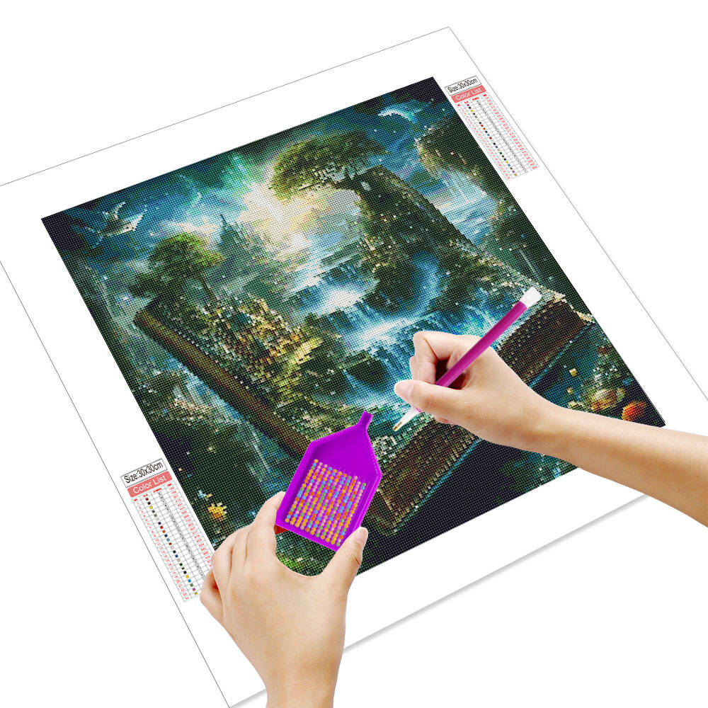 ภาพวาดการ์ตูนด้วยเม็ด5D ด้วยเม - Resin Art Book บทวิจารณ์และราคา