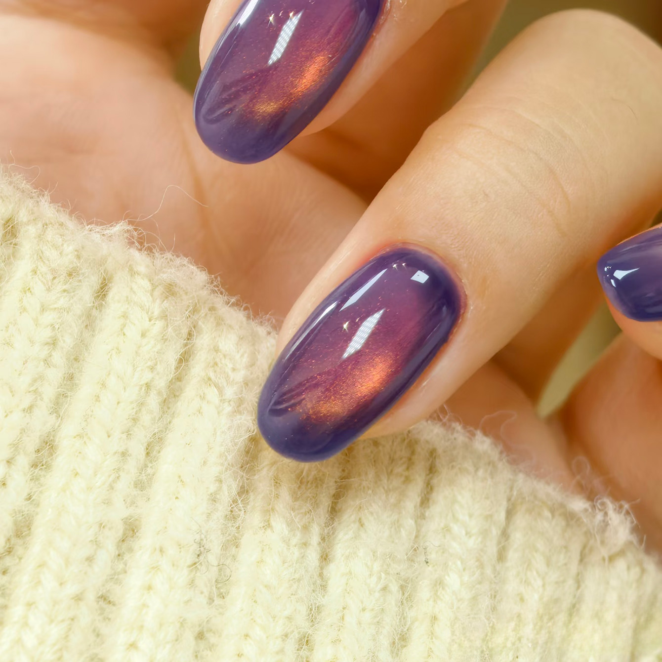 1-10 ชิ้น ยาทาเล็บเจลสีคริสตัล - Resin Art Purple บทวิจารณ์และราคา