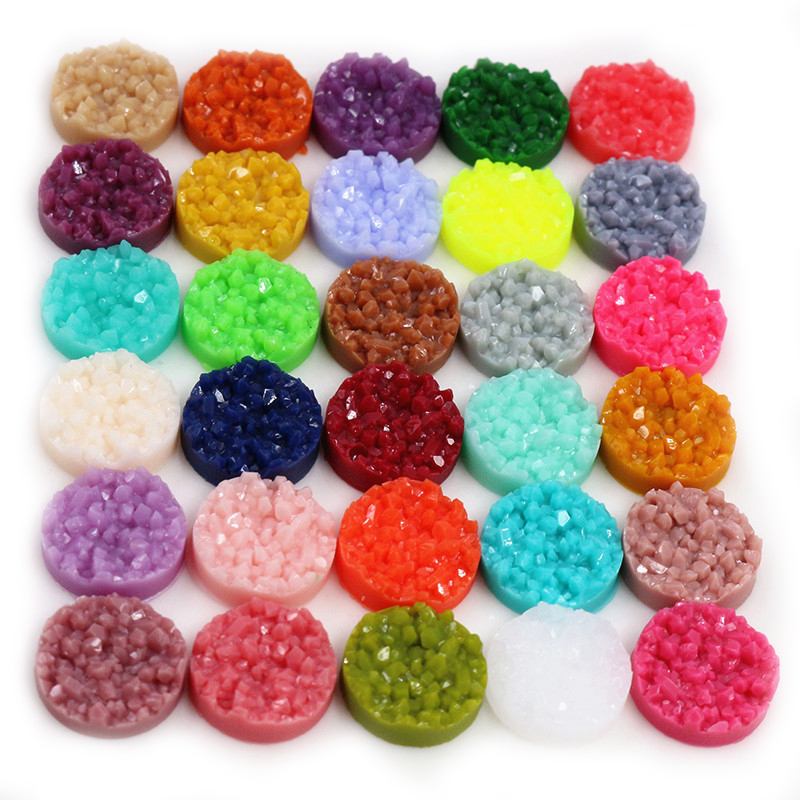40pcs เรซิ่น Druzy Cabochons โ - Resin Art Jewelry Kit บทวิจารณ์และราคา