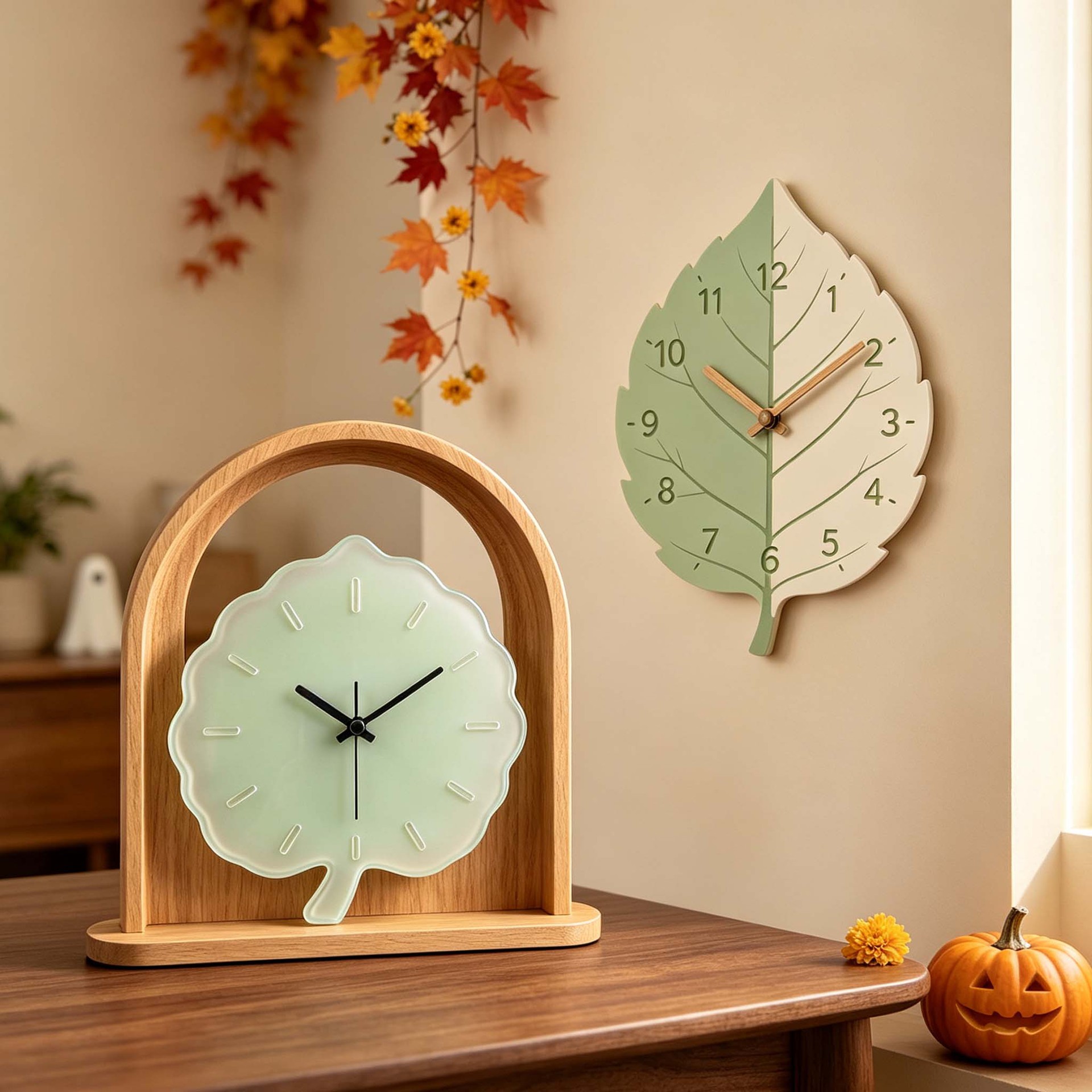 แม่พิมพ์ซิลิโคนรูปใบไม้สำหรับห - Resin Art Clock บทวิจารณ์และราคา