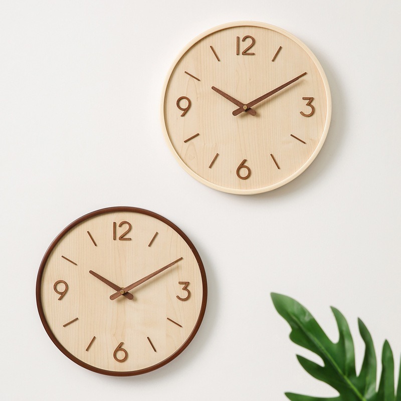 โมเดิร์นไม้ Silent Art Wall นา - Resin Art Clock บทวิจารณ์และราคา