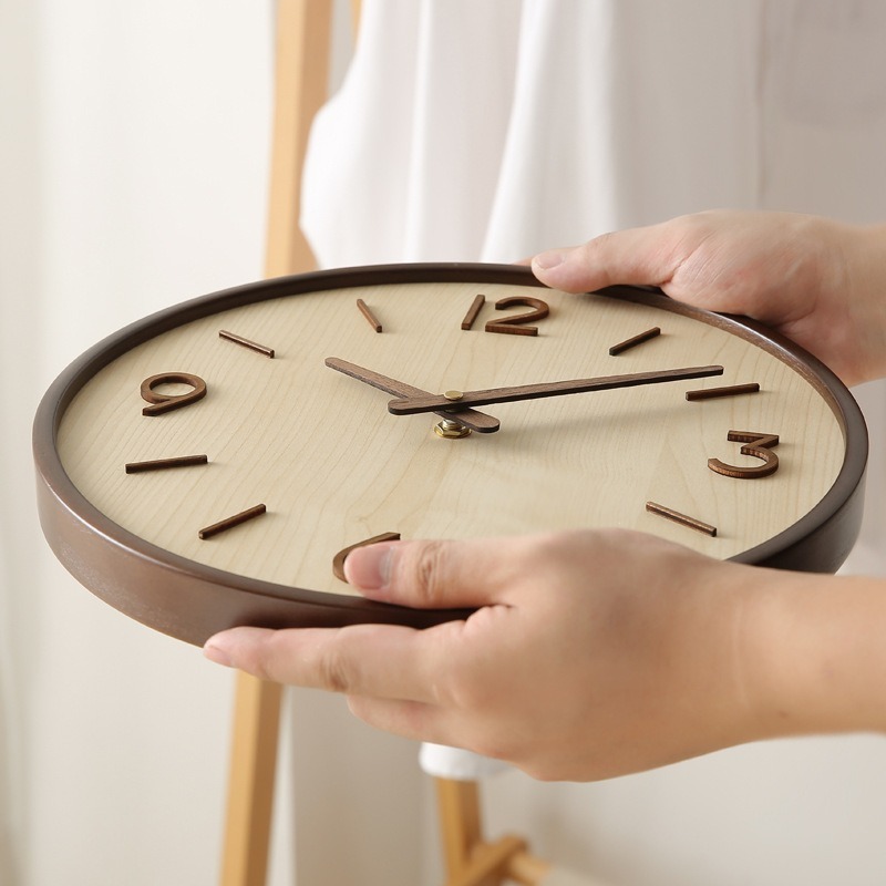 โมเดิร์นไม้ Silent Art Wall นา - Resin Art Clock บทวิจารณ์และราคา