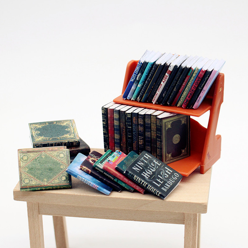 ชั้นวางหนังสือจำลองขนาด 1:12 ส - Resin Art Book บทวิจารณ์และราคา