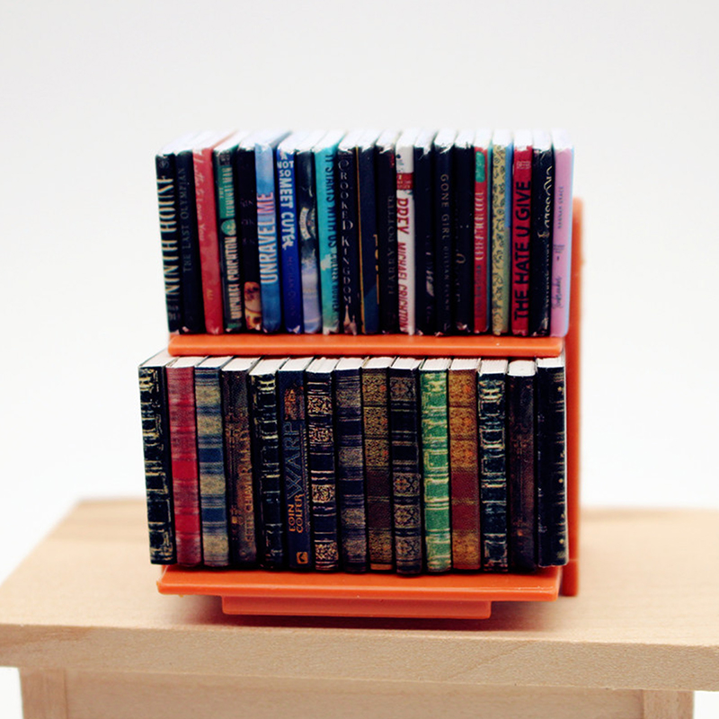 ชั้นวางหนังสือจำลองขนาด 1:12 ส - Resin Art Book บทวิจารณ์และราคา