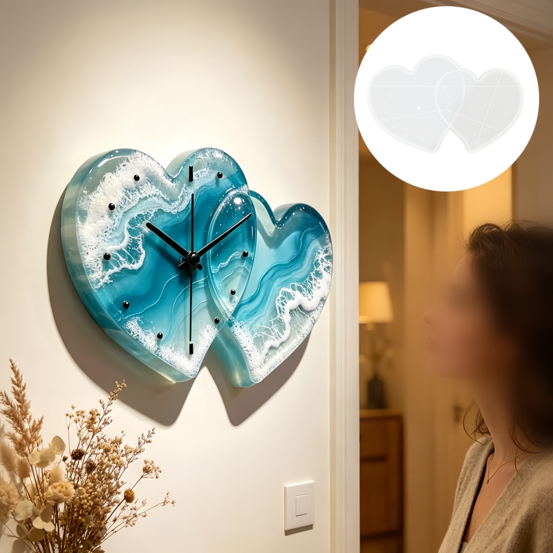 แม่พิมพ์ซิลิโคนนาฬิกาตกแต่งบ้า - Resin Art Clock บทวิจารณ์และราคา