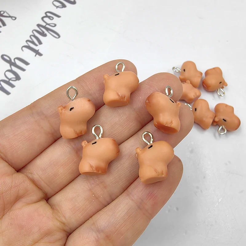 จี้คาปิบาร่าน่ารักขนาดเล็ก 10  - Resin Art Jewelry Kit บทวิจารณ์และราคา