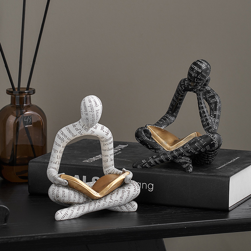 ของตกแต่งรูปคนแบบโปร่งลายตัวอั - Resin Art Stand บทวิจารณ์และราคา