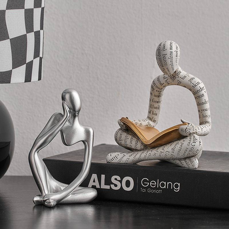 ของตกแต่งรูปคนแบบโปร่งลายตัวอั - Resin Art Stand บทวิจารณ์และราคา