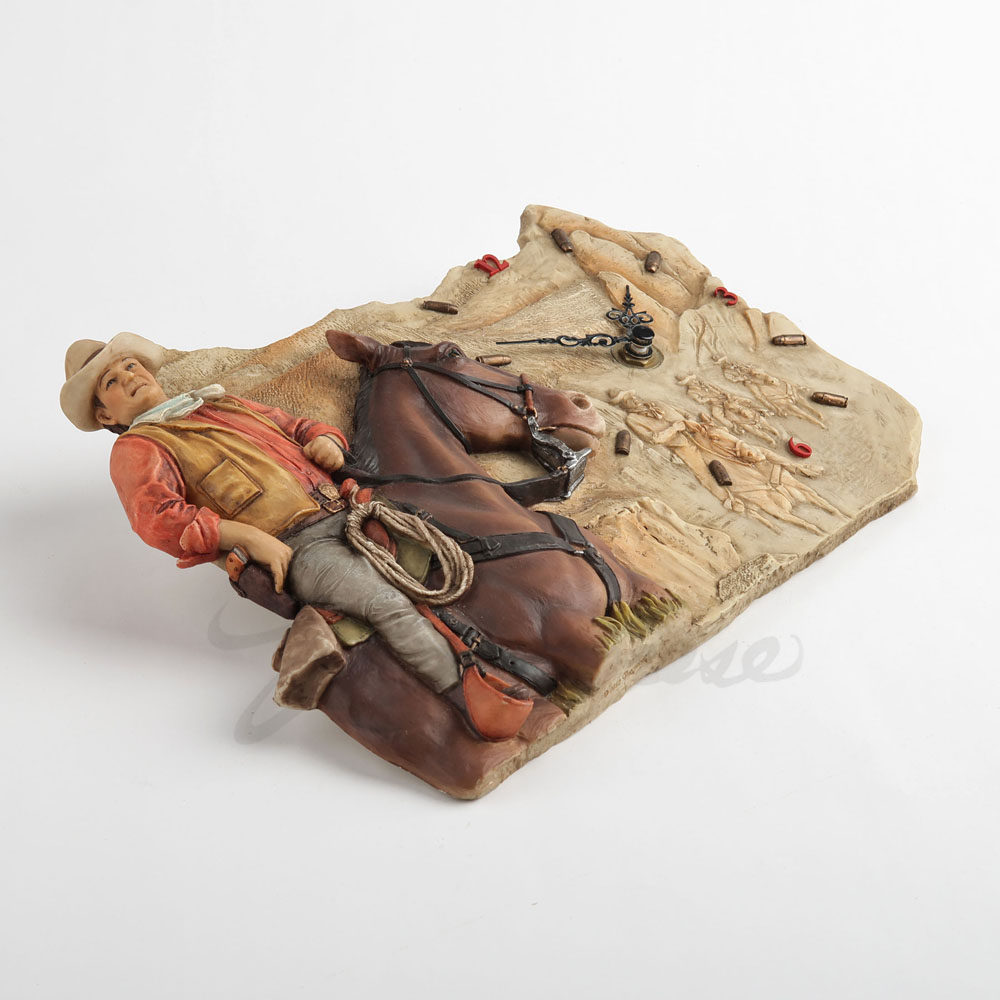 นาฬิกาแขวนผนังลายม้าคาวบอยสไตล - Resin Art Clock บทวิจารณ์และราคา