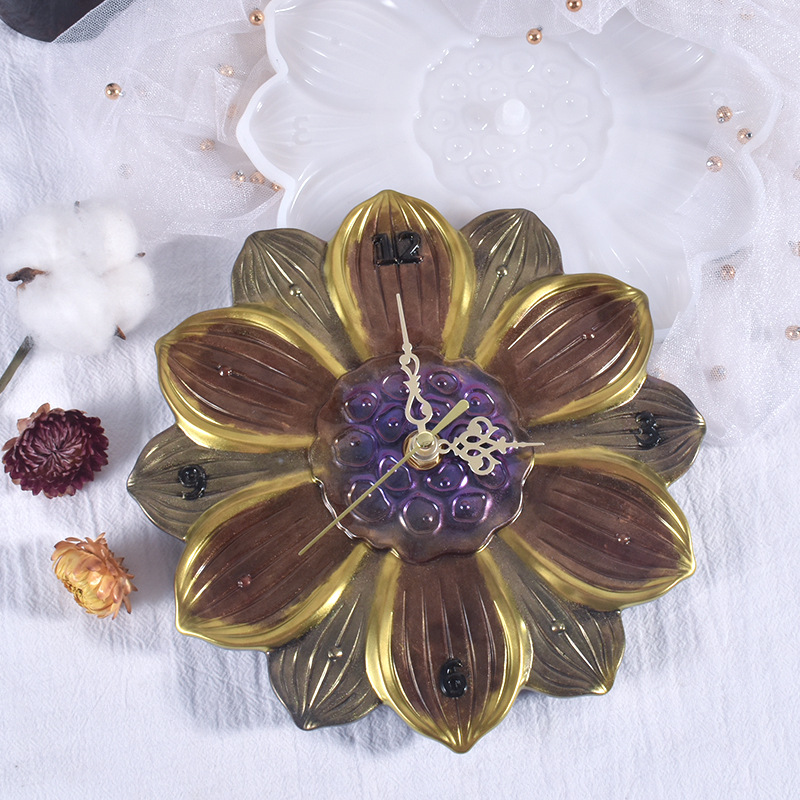 แผนที่โลก Lotus Leaf SAKURA นา - Resin Art Clock บทวิจารณ์และราคา