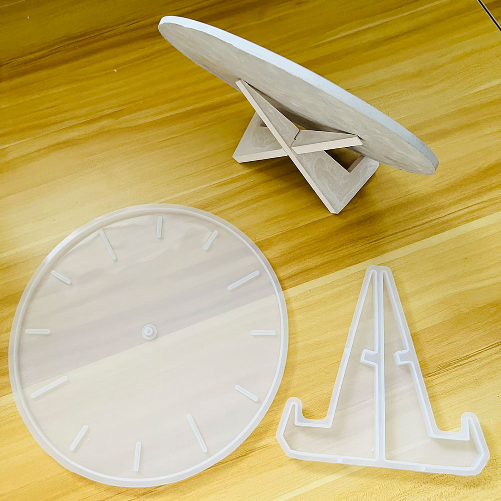 นาฬิกาขาตั้งแม่พิมพ์ DIY โทรศั - Resin Art Clock บทวิจารณ์และราคา