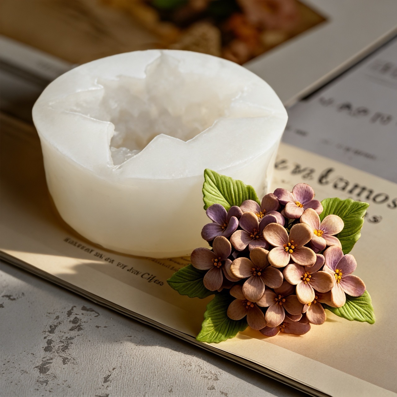 แม่พิมพ์ซิลิโคนรูปดอกไม้ 3 มิต - Resin Art And Design บทวิจารณ์และราคา