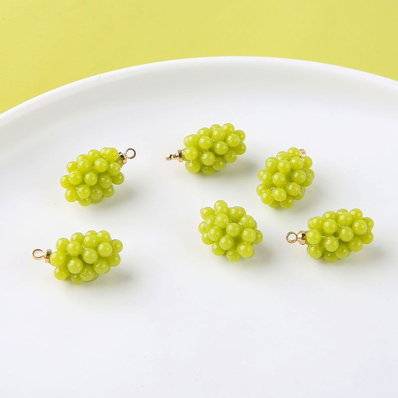 จี้เรซินรูปองุ่นน่ารัก 6 ชิ้น  - Resin Art Jewelry Kit บทวิจารณ์และราคา