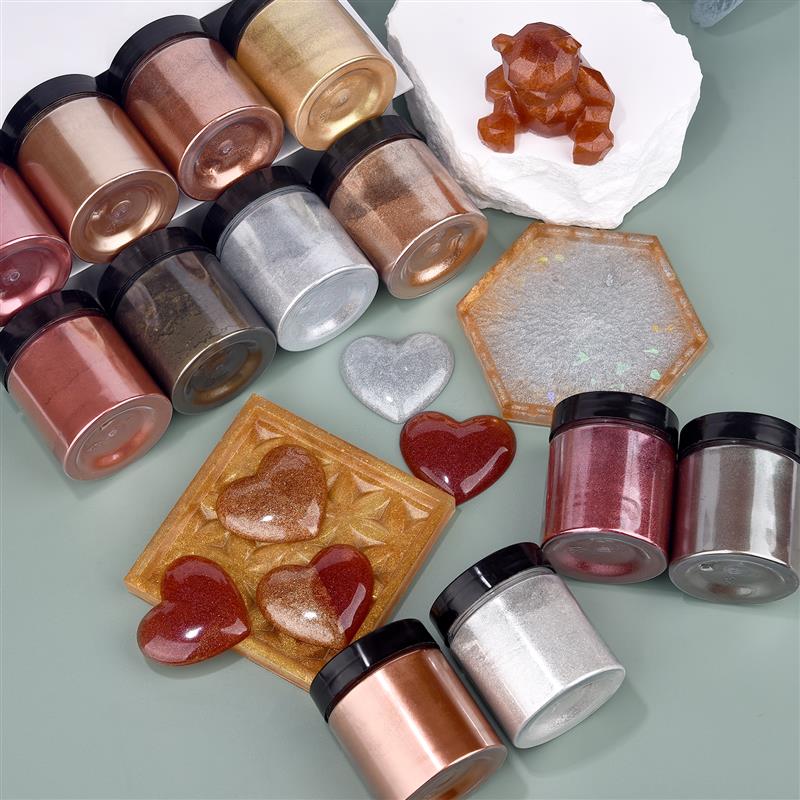 เม็ดสีเงินประกายเมทัลลิก50กรัม - Resin Art Uv บทวิจารณ์และราคา