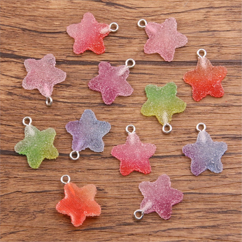 20 ชิ้นGradientสีCandyเรซิ่นหม - Resin Art Jewelry Kit บทวิจารณ์และราคา