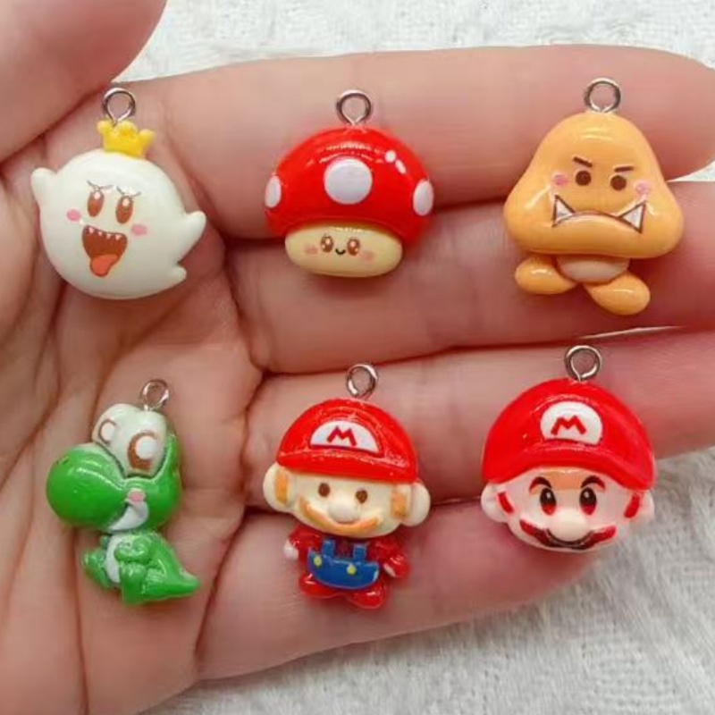 จี้การ์ตูนเรซิน 10 ชิ้น, อุปกร - Resin Art Jewelry Kit บทวิจารณ์และราคา