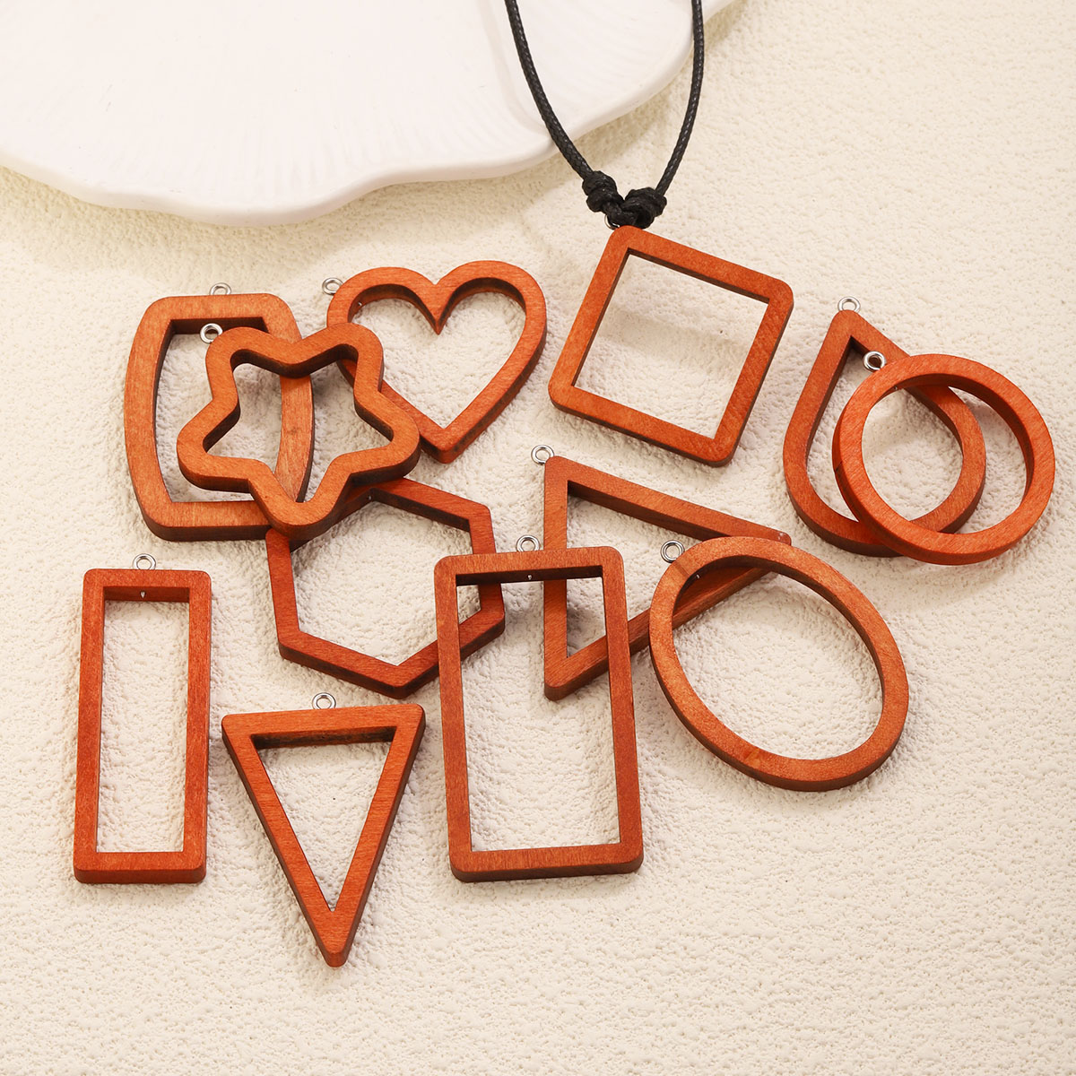 จี้รูปทรงเรขาคณิตไม้รูปสามเหลี - Resin Art Jewelry Kit บทวิจารณ์และราคา