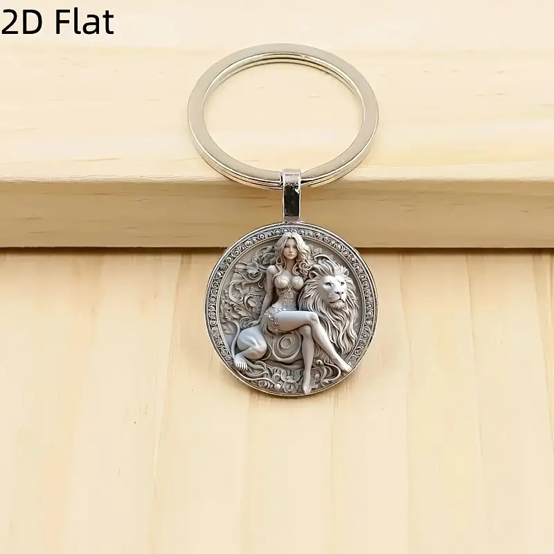 ดีไซน์เทพธิดาและสิงโตสไตล์ยุโร - Resin Art Design Keychain บทวิจารณ์และราคา