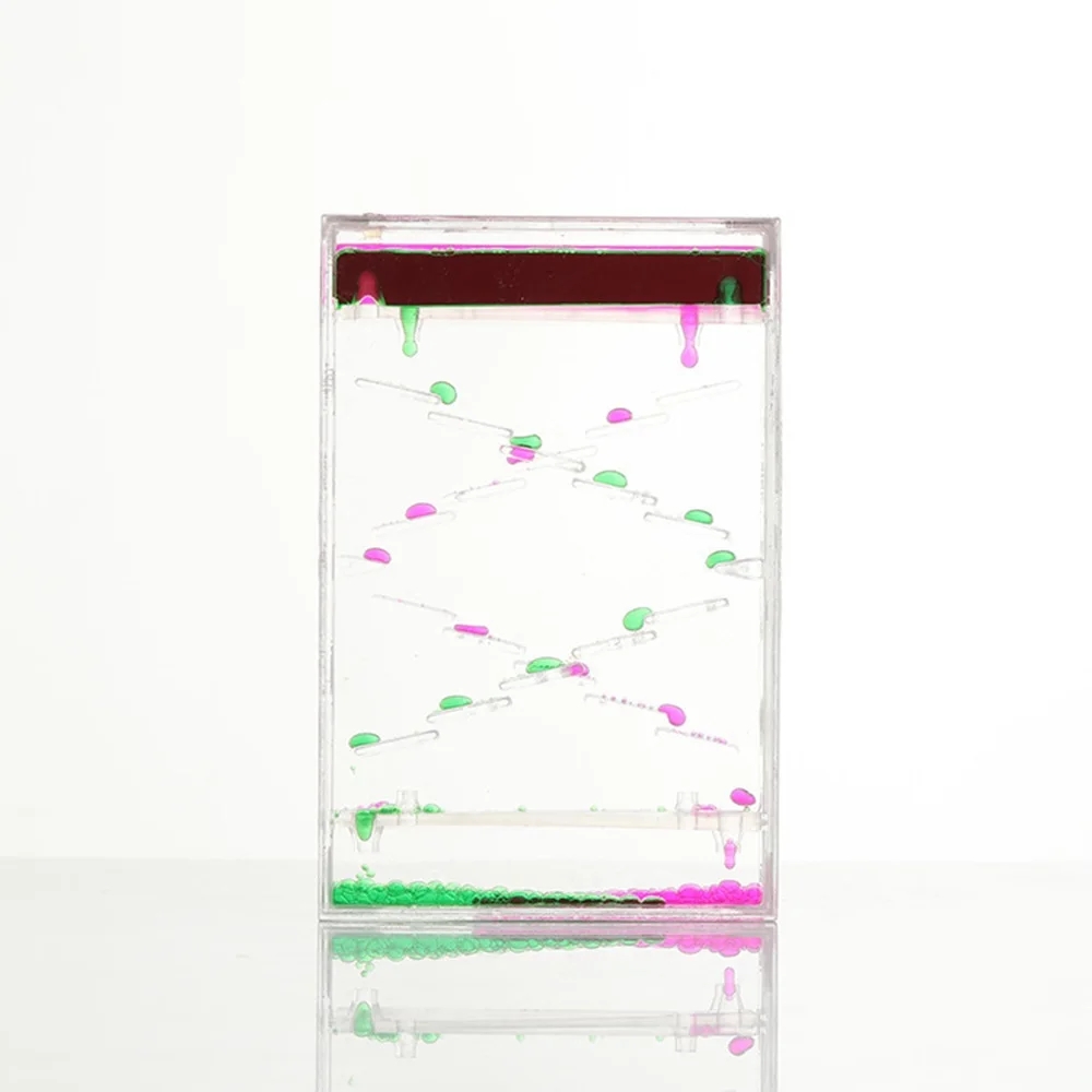 สี 2 สีนาฬิกาทรายผสมสไลด์น้ําม - Resin Art Clock บทวิจารณ์และราคา